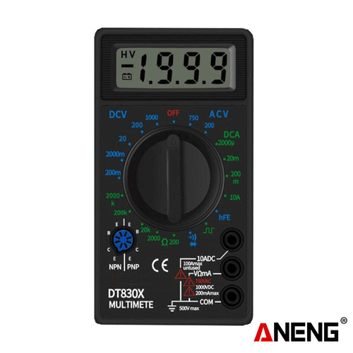 [EZR.2000327] Aneng DT830X Multimeter Pengukur Amper Ohmmeter DC Current Original
