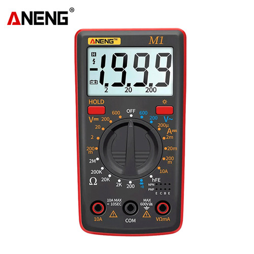 [EZR.2000329] Aneng M1 Digital Multimeter Voltage Tester DC AC Original