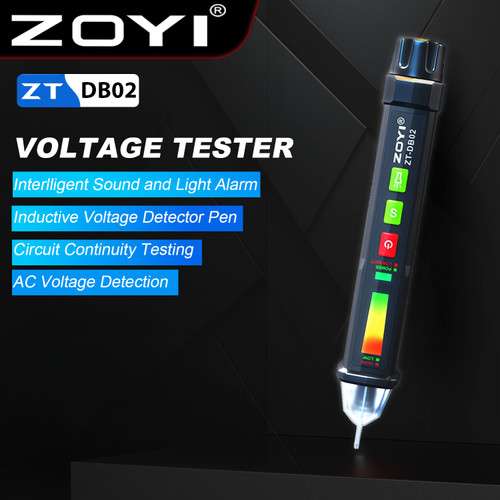 [EZR.2100019] Zoyi ZT DB02 Tester Pen Tespen Non Contact AC Volt Detector 12V-1000V