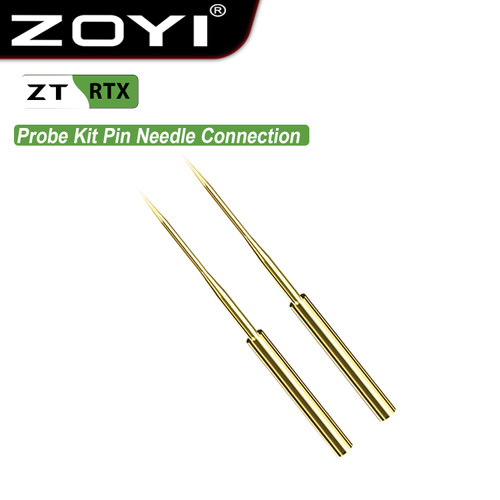 [EZR.2100020] ZOYI ZT RTX Sambungan Jarum Pin Lancip Multimeter Multitester Emas 2pc