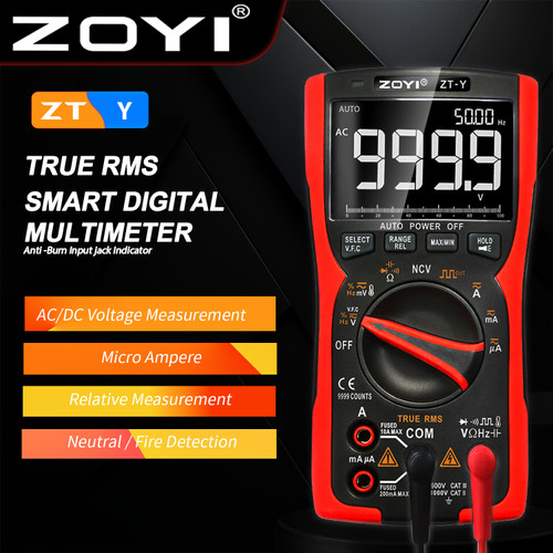 [EZR.2100039] ZOYI ZT-Y Avometer Multitester Multimeter HZ Digital Pengukur Listrik