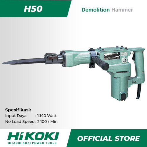 [EZM.9000011] Hitachi Hikoki Demolition Hammer / Mesin Bobok Listrik 1140Watt H50