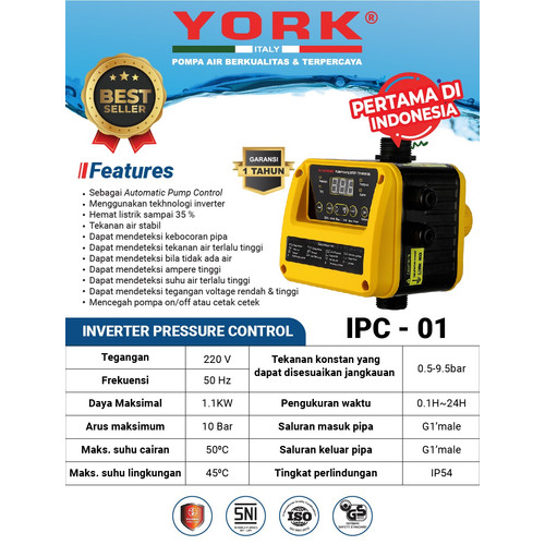 [EZM.9100002] York Automatic Inverter Pressure Control IPC 01
