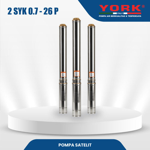 [EZM.9100014] Pompa Satelit Submersible Deep Well Pump YORK 2SYK