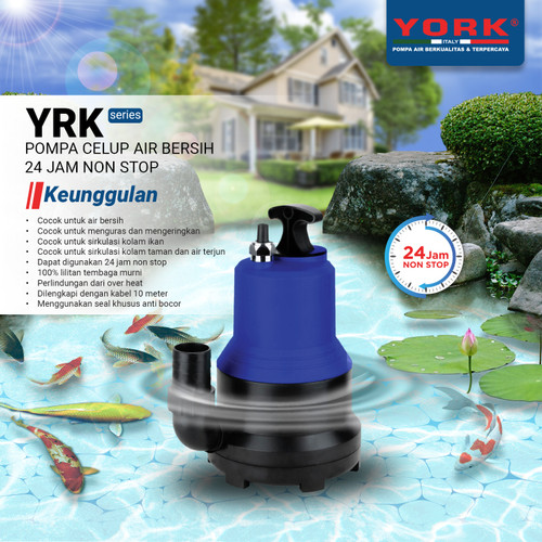 [EZM.9100018] Pompa Celup Air Bersih YORK