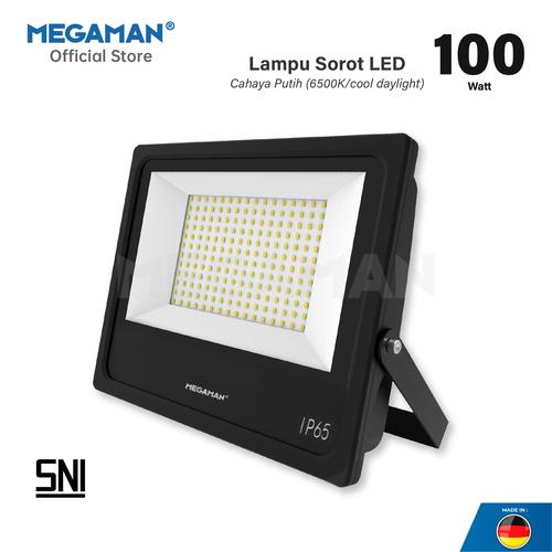 [EZM.9200086] Lampu Sorot Taman LED 100 Watt Megaman Floodlight Outdoor YTMHF1005