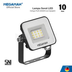 [EZM.9200092] Lampu Sorot Proyek LED 10 Watt Megaman Floodlight N ZDL3014 Putih