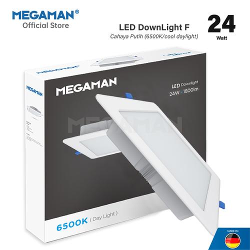 [EZM.9200097] Lampu Plafon LED Downlight 24 Watt Megaman MQTL1119-F Putih