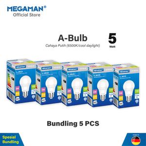 [EZM.9200211] Lampu LED 5 Watt Megaman yta55z4 5 Pcs Cahaya Putih 6500k