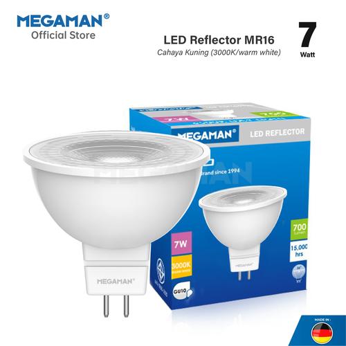[EZM.9200162] MEGAMAN Lampu LED Reflector YTMR16Z1 - CL 3W,5W,7W 3000K 170-240V