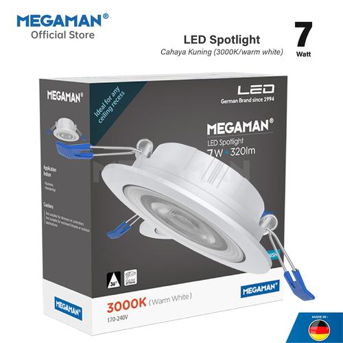 [EZM.9200169] Lampu Spotlight LED 7 watt Megaman MQTL2048
