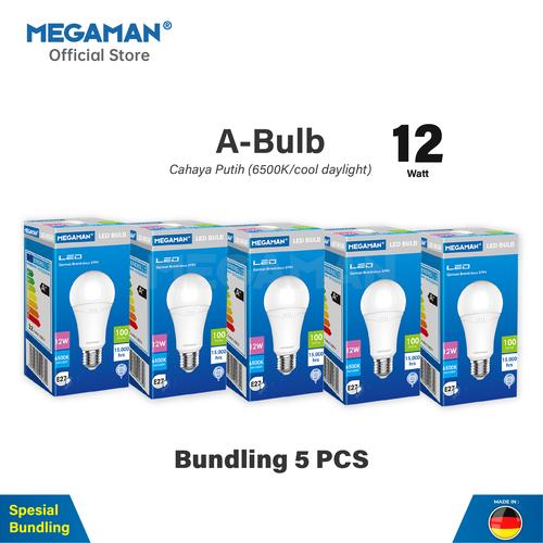 [EZM.9200183] 5 In 1 Lampu Bohlam LED 12 Watt Megaman YTA60Z2