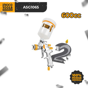 [EZM.8100640] LVMP Air Spray Gun 600 ml INGCO ASG1065 Tabung Atas PROFESSIONAL Paint