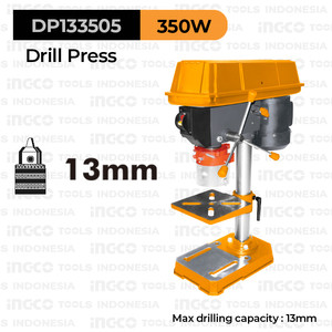 [EZM.8100643] Bench Drill Press (13 mm) INGCO DP133505 Mesin Bor Duduk Listrik 13mm