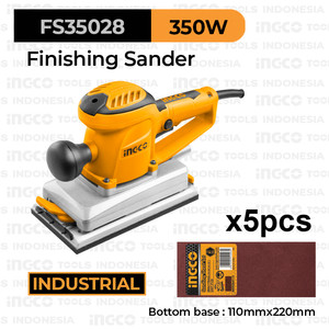 [EZM.8100646] Finishing Sander (110×220 mm) INGCO FS35028 Mesin Amplas Kotak Halus