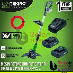 [EZM.3501513] TEKIRO Mesin Potong Rumput Baterai XV 20V Grass Trimmer Cordless XV20V