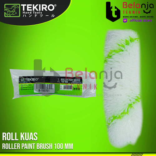 [EZM.3505818] Tekiro Isi Reffil Kuas Roll Kapal 100mm Bulu Kuas Roll Isi Ulang Kuas