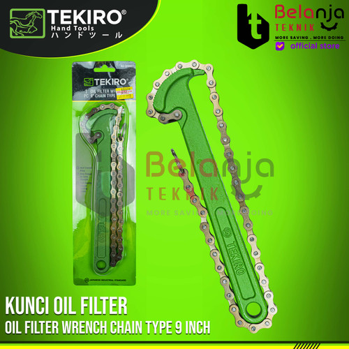 [EZM.3503135] TEKIRO Kunci Oil Filter Tipe Rantai 9" Oil Filter Wrench Chain 9 Inch