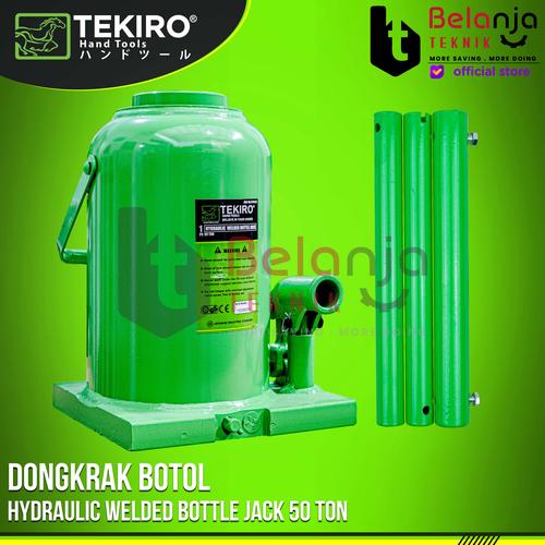 [EZM.3501931] Tekiro Dongkrak Botol 50 Ton Alat Pengganjal Mobil Alat Perkakas 50Ton