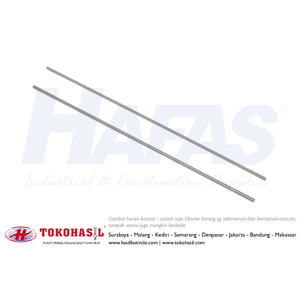 [EZR.2300702] Threaded Rod, As Drat M18 x 1000 - P2.50 (putih) | Stud Bolt