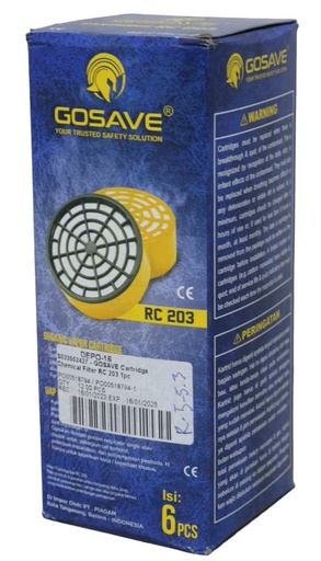 [RC 203] GOSAVE Cartridge Chemical Filter RC 203