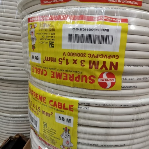 KABEL SUPREME NYM 3x1.5mm (1 roll = 50 meter)