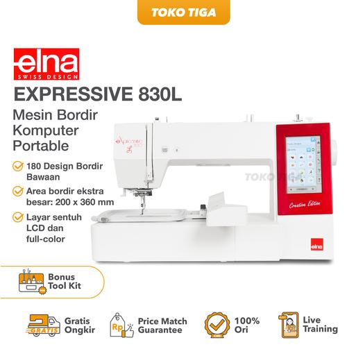 [EZO.0300091] Mesin Bordir Komputer Portable ELNA 830L / 830-L Expressive
