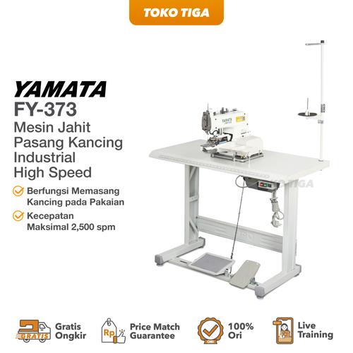 [EZO.0300092] Mesin Jahit Pasang Kancing YAMATA FY-373 / FY373 Mesin High Speed Industrial