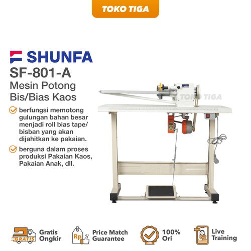 [EZO.0300108] Mesin Potong Bis/Bias/Bisban Kaos SHUNFA SF-801-A / SF801A / Bias Roll Cutting