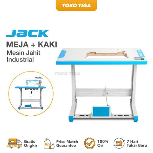 [EZO.0300123] Meja Kaki Mesin Jahit Industrial Set Original Jack / Meja Kaki Mesin High Speed Jarum 1