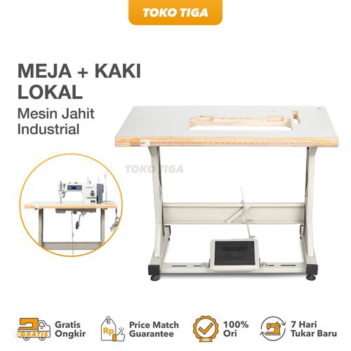 [EZO.0300125] Meja Kaki Import & Lokal Mesin Jahit Industrial Jarum 1 / Meja Kaki Lokal & Import Mesin High Speed