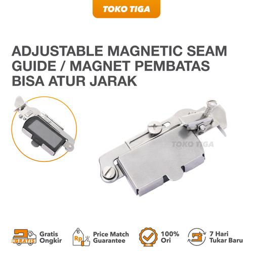 [EZO.0301096] Magnet Pembatas / Magnet Pengepas Jahitan Bisa Atur Jarak / Adjustable Magnetic Seam Guide