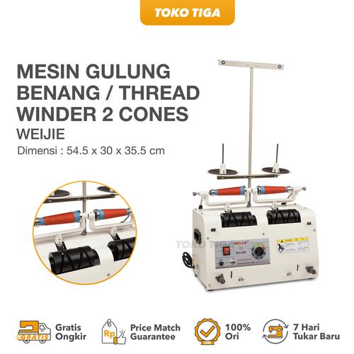 [EZO.0300272] Mesin Gulung Benang 2 Cones / Thread Winder Merk WEIJIE (WJ-20S)