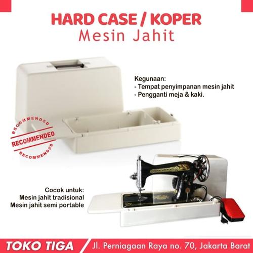 [EZO.0300703] Carrying Case/Cover Box/Koper Mesin Jahit Klasik dan Semi Portable
