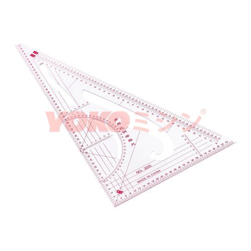 [EZO.0300712] Penggaris Jahit Pola Baju Segitiga 21 cm - 3220