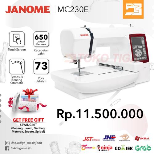 [EZO.0300786] Mesin Bordir Komputer JANOME MC-230E (Memory Craft 230E)