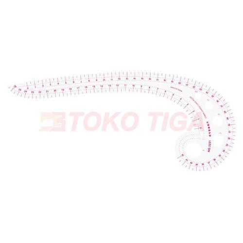[EZO.0300854] Penggaris Jahit/Menjahit - Penggaris Pola Baju Lengkung 42 cm - 3231