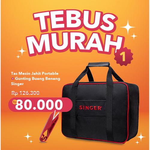 [EZO.0300011] Mesin Jahit Singer 9960 QUANTUM Portable Digital + BONUS BUANYAKK