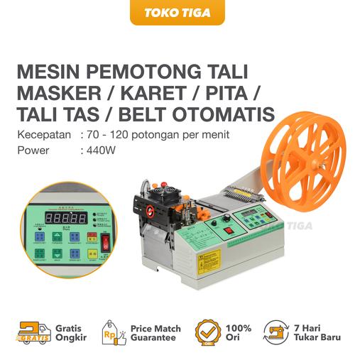 [EZO.0300542] Mesin Pemotong Tali Masker / Karet / Pita / Tali Tas / Belt Otomatis