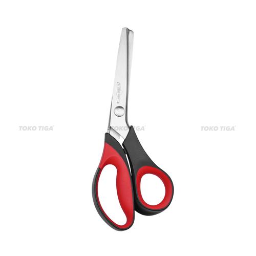 [EZO.0300632] Gunting Zig-Zag / Gerigi / Pinking Shears Stainless 9 Golden Eagle