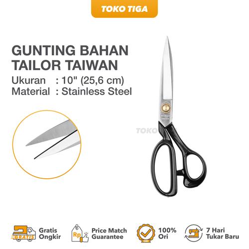[EZO.0300637] Gunting Bahan Kain Professional Stainless Steel Golden Eagle 10 inch