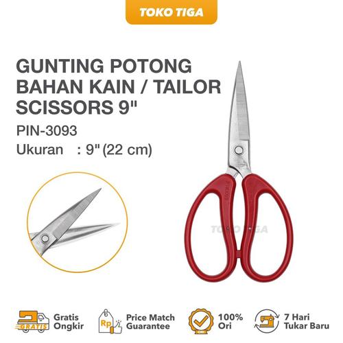 [EZO.0300651] Gunting Potong Bahan Kain / Tailor Scissors 8 (PIN-3093)
