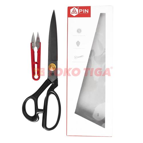 [EZO.0301117] Gunting Potong Bahan Kain Tailor Germany Quality 10 inch (PIN-10)