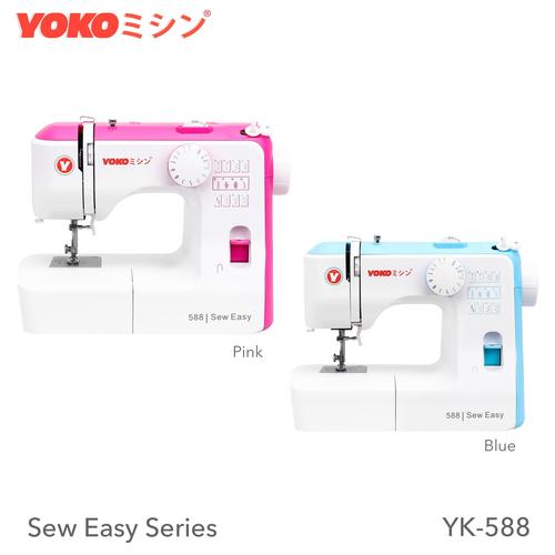 [EZO.0301120] Mesin Jahit Portable Multifungsi YOKO Sew Easy YK-588P / YK588B
