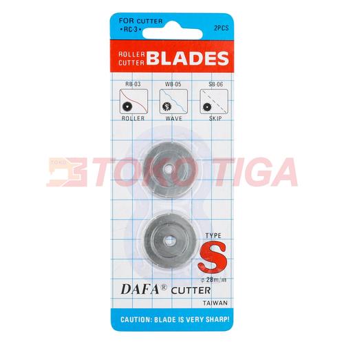 [EZO.0301191] Performating/Skip Blade - Refill Rotary Cutter 28mm Taiwan - SB 06