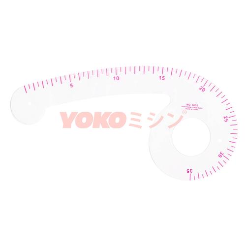 [EZO.0301219] Penggaris Jahit/Menjahit - Penggaris Pola Baju Bulat 35 cm - 6035