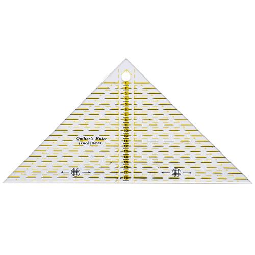 [EZO.0301235] Quilting Ruler / Penggaris Patchwork Model Segitiga (QR-02)