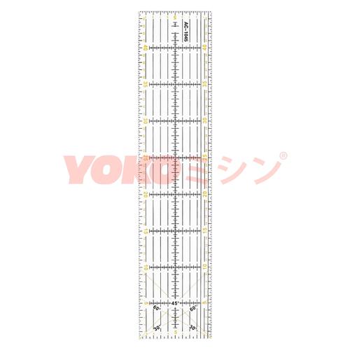 [EZO.0301240] Quilting Ruler / Penggaris Jahit - 45 x 10 cm YOKO (AC-1045)