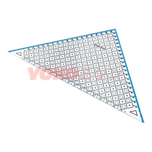 [EZO.0301246] Quilting Ruler / Penggaris Patchwork Model Segitiga (34219)