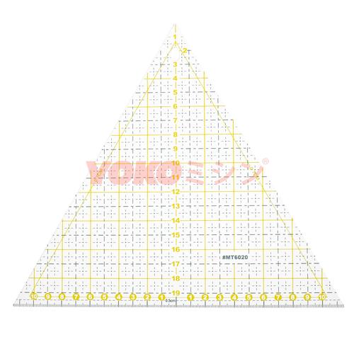 [EZO.0301247] Quilting Ruler / Penggaris Patchwork Model Segitiga (MT-6020)